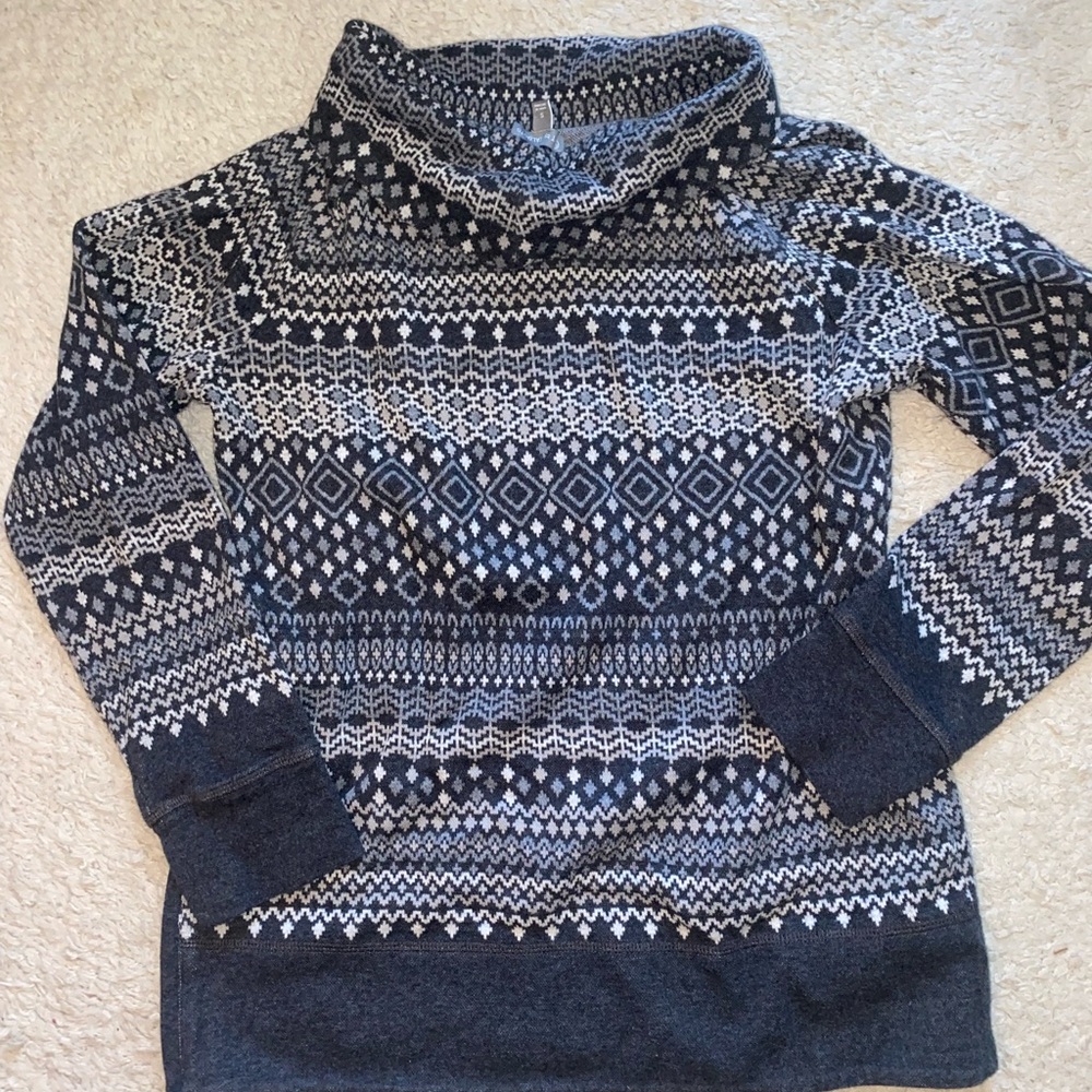 Talbots patterned knit top - Picture 6 of 7